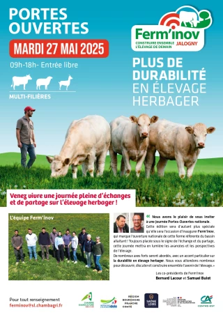 Ferm’inov vous donne rendez-vous le 27 mai pour penser l’élevage herbager de demain
