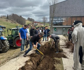 Les éleveurs Haut-Jurassiens sonnent les cloches au Parc !