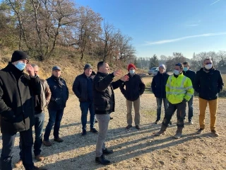 Les irrigants du Jura en visite dans la Drôme